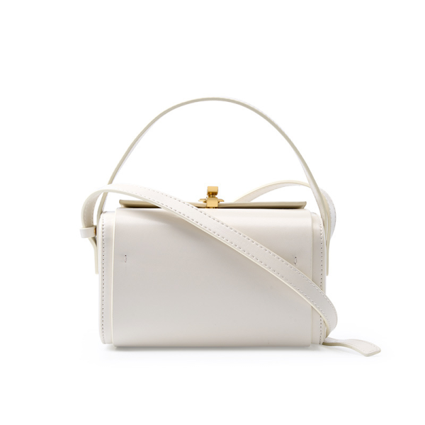 Glossy Cowhide Leather Women&#8217;s Shoulder Bag &#8211; Small Flap Purse for Dating
