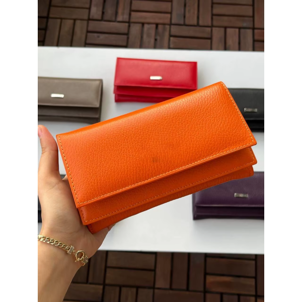OEM/ODM Leather Double Cover Useful Women&#8217;s Wallet