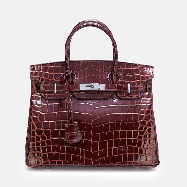 Women&#8217;s Croc-Embossed Leather Bag