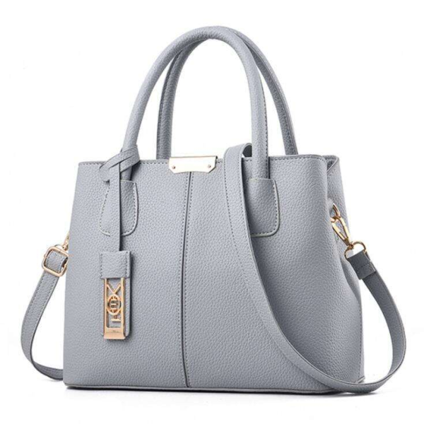 Custom women&#8217;s handbag metal pendant shoulder bag top handle large